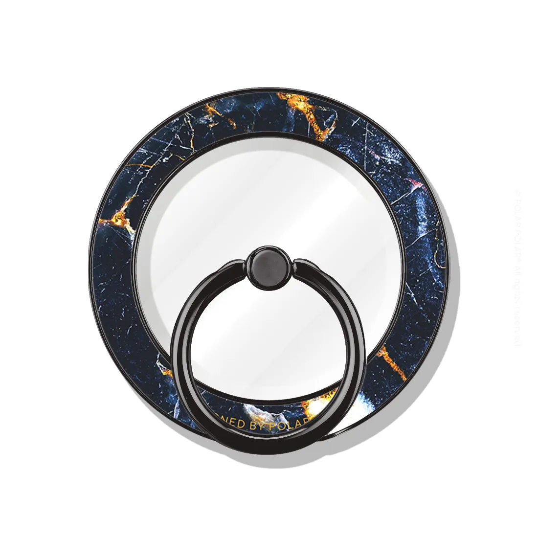 Winter Forest - Black MagSafe Phone Grip and Ring Holder Stand
