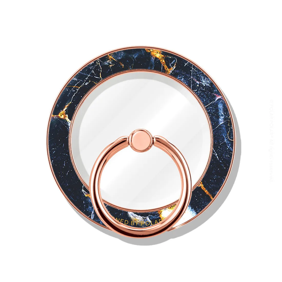 Winter Forest - Rose Gold MagSafe Phone Grip and Ring Holder Stand