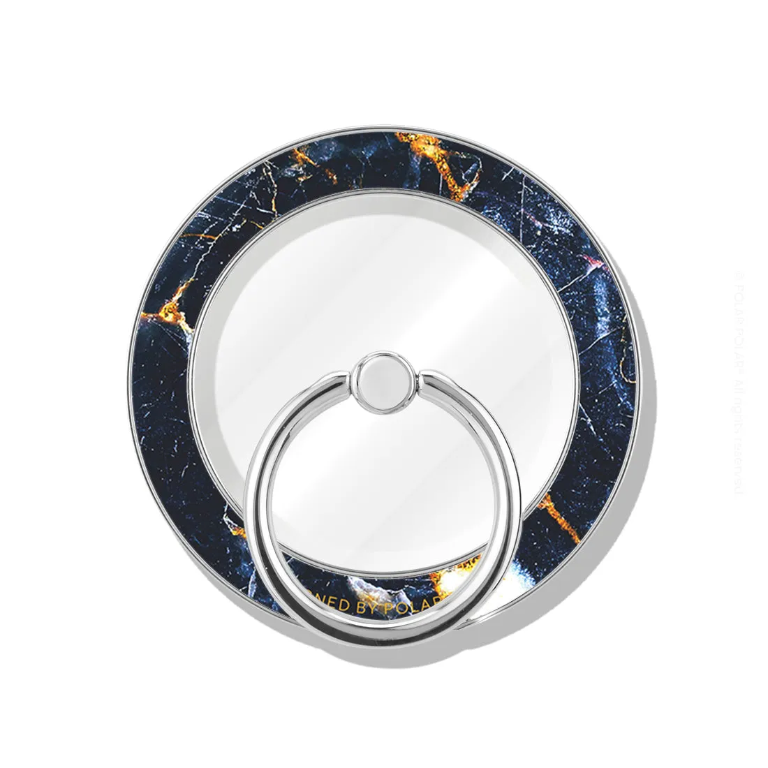 Winter Forest - Silver MagSafe Phone Grip and Ring Holder Stand