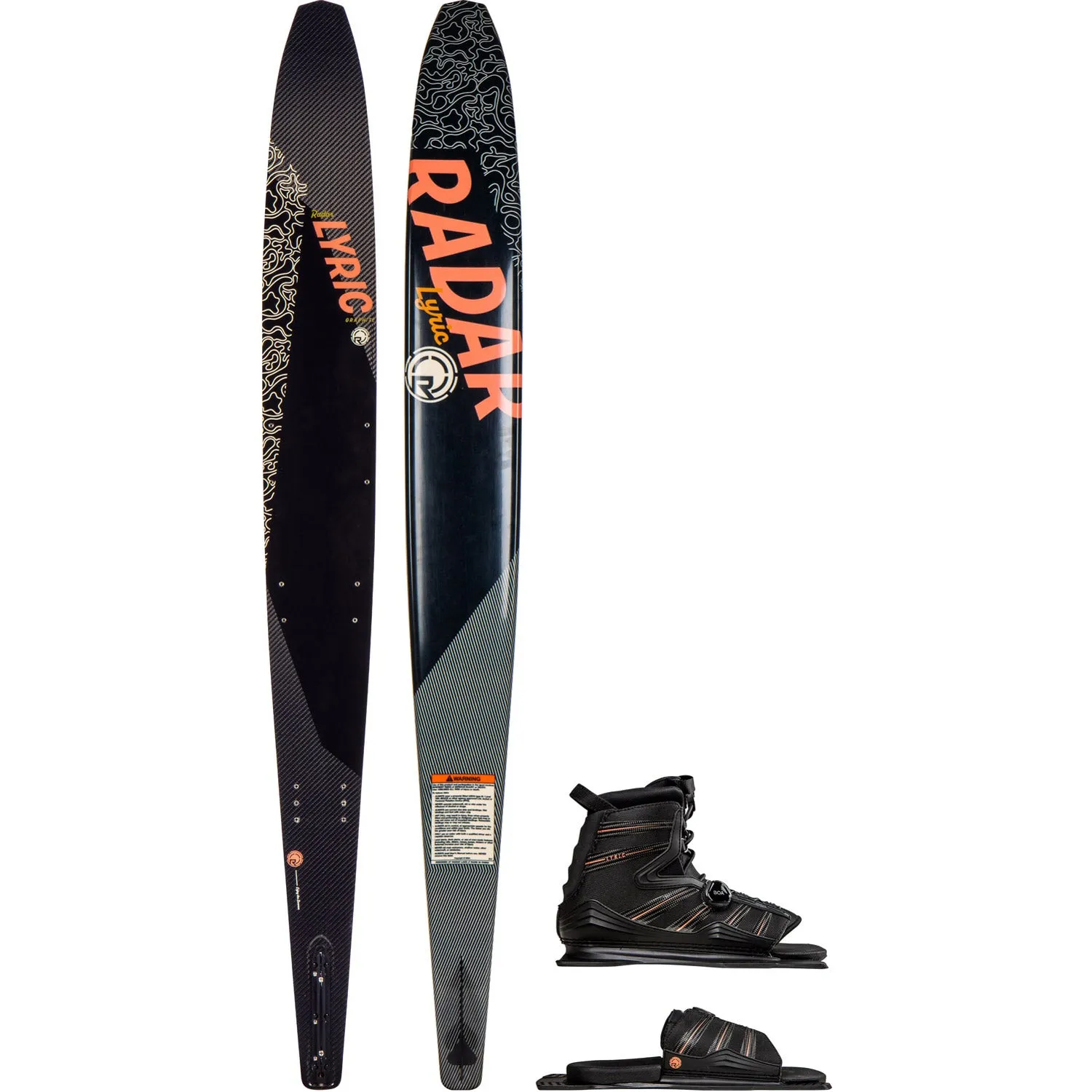 Womens Lyric Graphite Slalom Ski w/ Lyric BOA Boot Package
