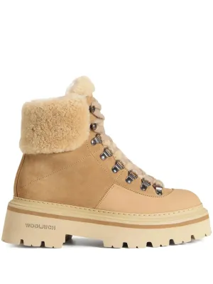 Woolrich sheepskin hiking boots