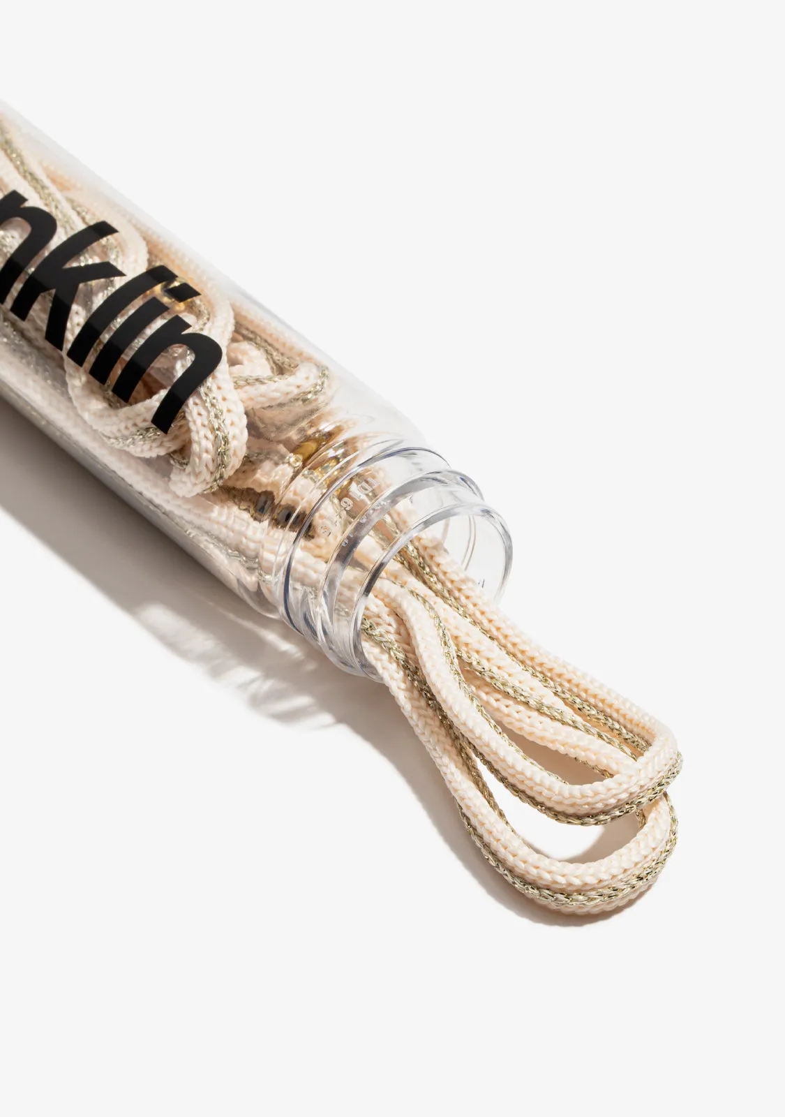 Yellow / Gold Metal Tip Shoelaces